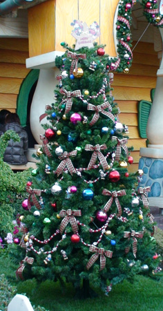 ミッキーの家のクリスマスツリー