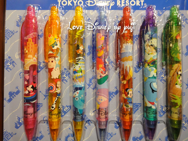 東京ディズニーシー７つのテーマポートデザインのシャープペンシルセット
