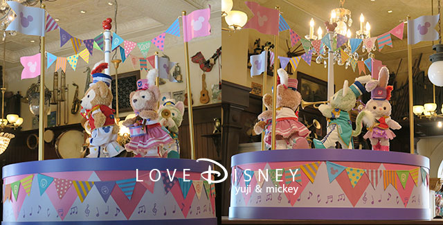 Duffy and Friends「Happy Marching Fun」飾付（マクダックス・デパートメントストア）店内