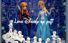 「アナとエルサのフローズンファンタジー」ショーウィンドウと店内飾付紹介！