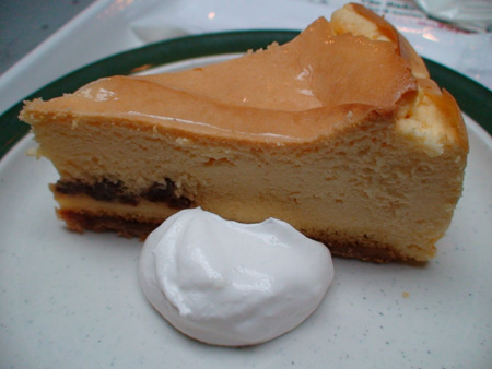 ニューヨーク・デリのチーズケーキ