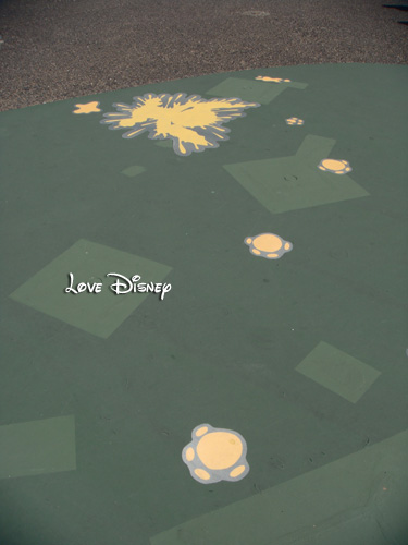 スティッチの足跡発見 Love Disney