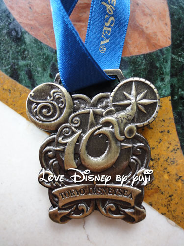 シー10周年ワイン メダル画像 東京ディズニーシー Love Disney