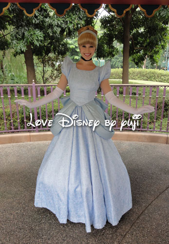 プリンセス2ショットグリーティング 香港ディズニーランド Love Disney
