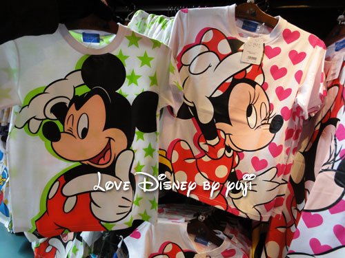 両パーク13春のt シャツ 東京ディズニーリゾート グッズ Love Disney