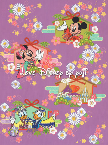 正月フォトファン画像 東京ディズニーランド Love Disney