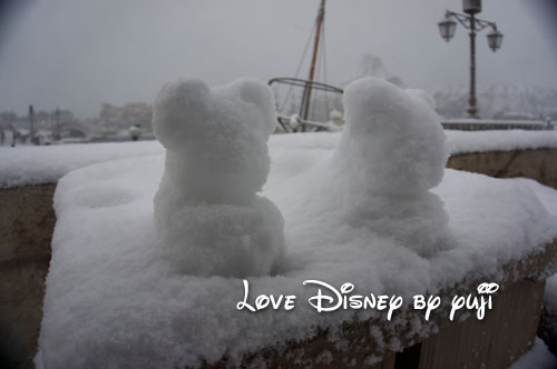 東京ディズニーシー・雪景色・2014年、２