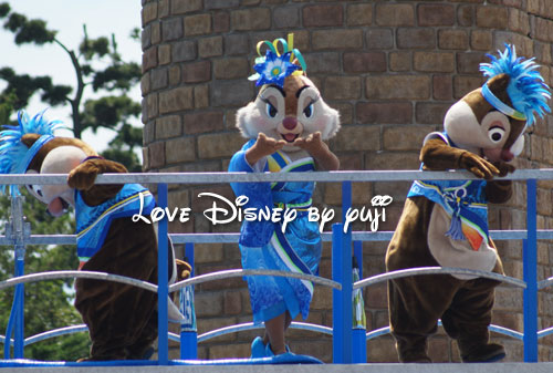 東京ディズニーランド・ディズニー夏祭り・雅涼群舞・クラリス投げキス