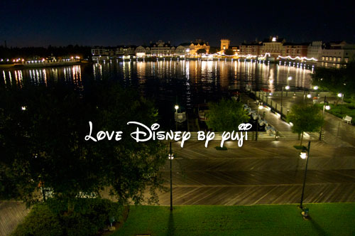 ディズニー・ヨットクラブ・リゾート・WDW・夜景