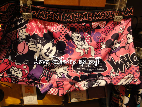 新グッズ発売 キャラクターのボクサーパンツ 東京ディズニーリゾート Love Disney