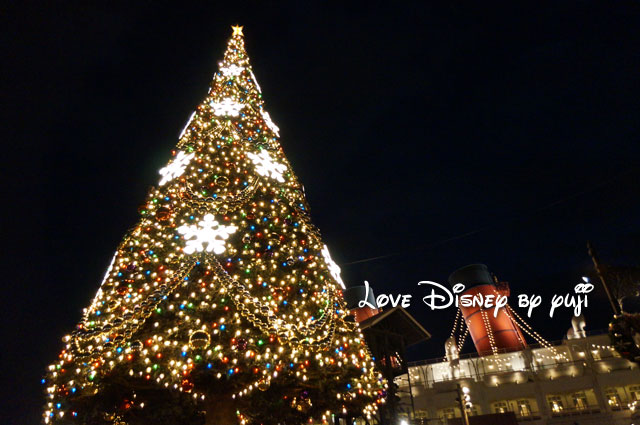 クリスマス・ウィッシュ2014・夜景・東京ディズニーシー・S.S.コロンビア号