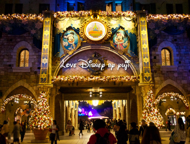東京ディズニーシー夜景画像 クリスマス ウィッシュ14 Love Disney