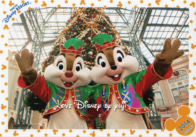 12月のスペシャルフォト、東京ディズニーランド、チップ＆デール