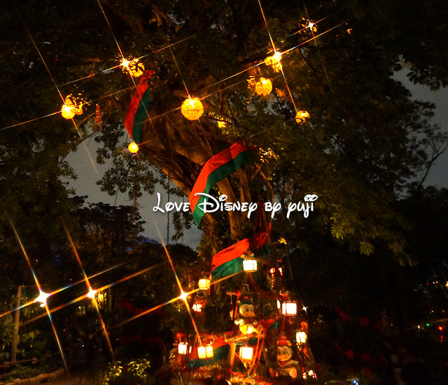 東京ディズニーシー・クリスマス夜景、ロストリバーデルタのツリー