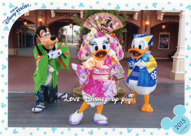 ランド 2015年版の1月お正月スペシャルフォト全種類紹介 Love Disney