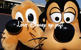 グーフィーとプルートのペアグリーティング画像！東京ディズニーランド