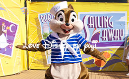 チップのダンスシーン！ディズニークルーズ「セイル・アウェイ・セレブレーション」