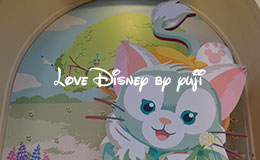 ダッフィーのイースター・フェア2015！店内＆ショーウィンドウの飾付画像