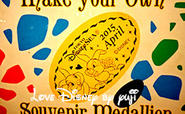 東京ディズニーリゾートのスーベニアメダル！マンスリー＆ディズニー・イースター2015