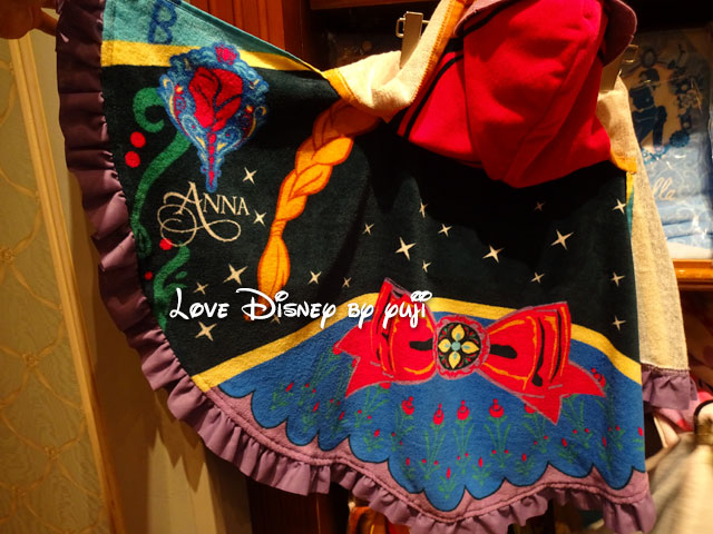4 24発売 プリンセスのフード付きタオル 東京ディズニーリゾート グッズ Love Disney