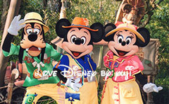 ミッキー＆フレンズ・グリーティングトレイルの台紙のキャラクター写真リニューアル！