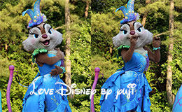 ミニーフロート停止位置から撮影したクラリス画像！ヒッピティ・ホッピティ・スプリングタイム2015