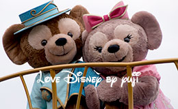 ダッフィー＆シェリーメイのバージ（船）の停止位置から撮影！ファッショナブル・イースター