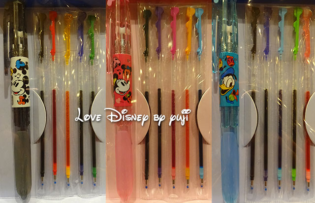 ボールペンセット 5種類 とフリクションボールペンセット 6種類 紹介 Love Disney