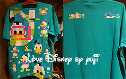 「デジタル柄のディズニーキャラクターTシャツ」3種類紹介！