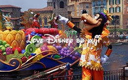 ヴィラ・ドナルド・ホームショップ前から撮影したグーフィー画像！「ミニーのトロピカルスプラッシュ2015」