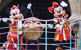 「おんどこどん」ミッキーとミニー画像！ディズニー夏祭り2015