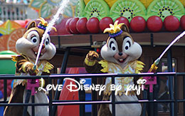 チップ＆デールのペアショットを8枚紹介！ミニーのトロピカルスプラッシュ