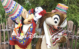 チップ＆デールとマックスのじゃれあいシーン！フリーグリーティング