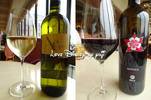 白ワイン（左）／赤ワイン（右）