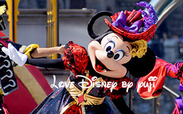ミッキー広場で撮影したミニー画像紹介！「ザ・ヴィランズ・ワールド」