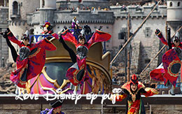 ミッキー広場で撮影したダンサーのダンスシーン画像！「ザ・ヴィランズ・ワールド」