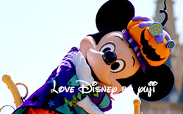 パートナーズ像横で撮影したミッキー画像！ハッピーハロウィーンハーベスト