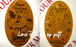 2015年の「クリスマスのスーベニアメダル」全種類紹介！ in TDR