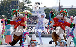 ザンビ前の立ち見で撮影したチップ＆デール画像8枚紹介！パーフェクト・クリスマス