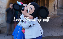 ミッキーとミニーのキス画像！グリーティング in TDS