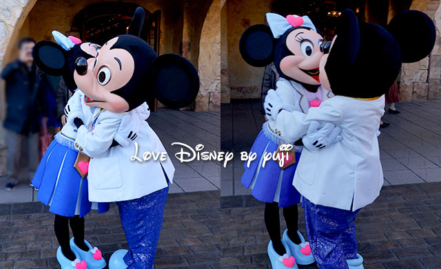 ミッキーとミニーのキス画像 グリーティング In Tds Love Disney