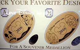 「ディズニーリゾートラインのスーベニアメダル」全種類！2016年1月現在