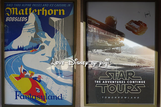 Matterhorn Bobsleds：左／Star Tours The Adventures Continue：右