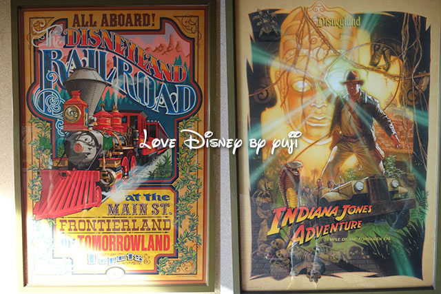 Disneyland Railroad：左／Indiana Jones Adventure：右