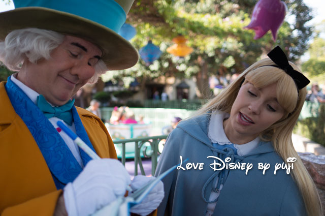 マッドハッター アリスのペアグリーティング画像 Disneyland Resort旅行記 Love Disney