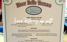 ファンタズミック・ダイニングパッケージ！Disneyland Resort旅行記・4日目夕飯