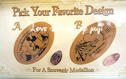 ディズニーリゾートラインの「スーベニアメダル全種類」＆「ディズニー・イースター2016の飾付」