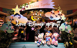 Wishing Togetherのダッフィーグッズ販売店舗の飾付紹介！
