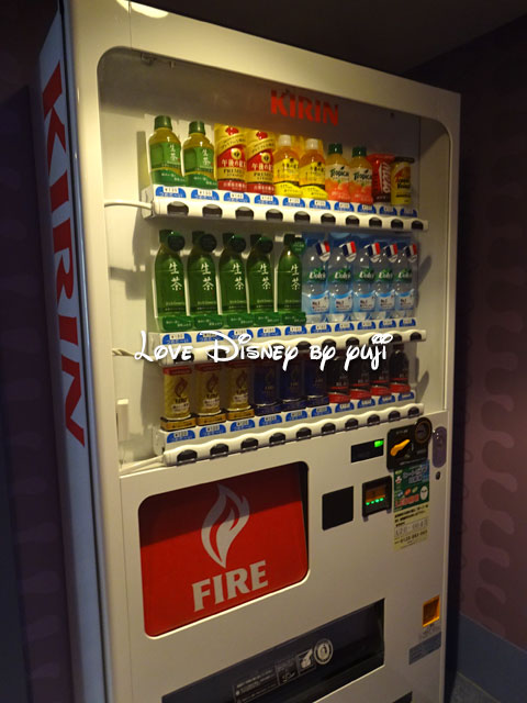東京ディズニーセレブレーションホテル：WISH内にある自販機