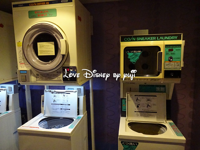 東京ディズニーセレブレーションホテル：WISH内にある洗濯機＆乾燥機